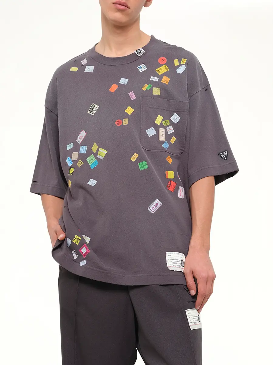 Maison MIHARA YASUHIRO Price Sticker T-shirt | Thumbnail 6 Maison MIHARA YASUHIRO Price Sticker T-shirt | Thumbnail 6