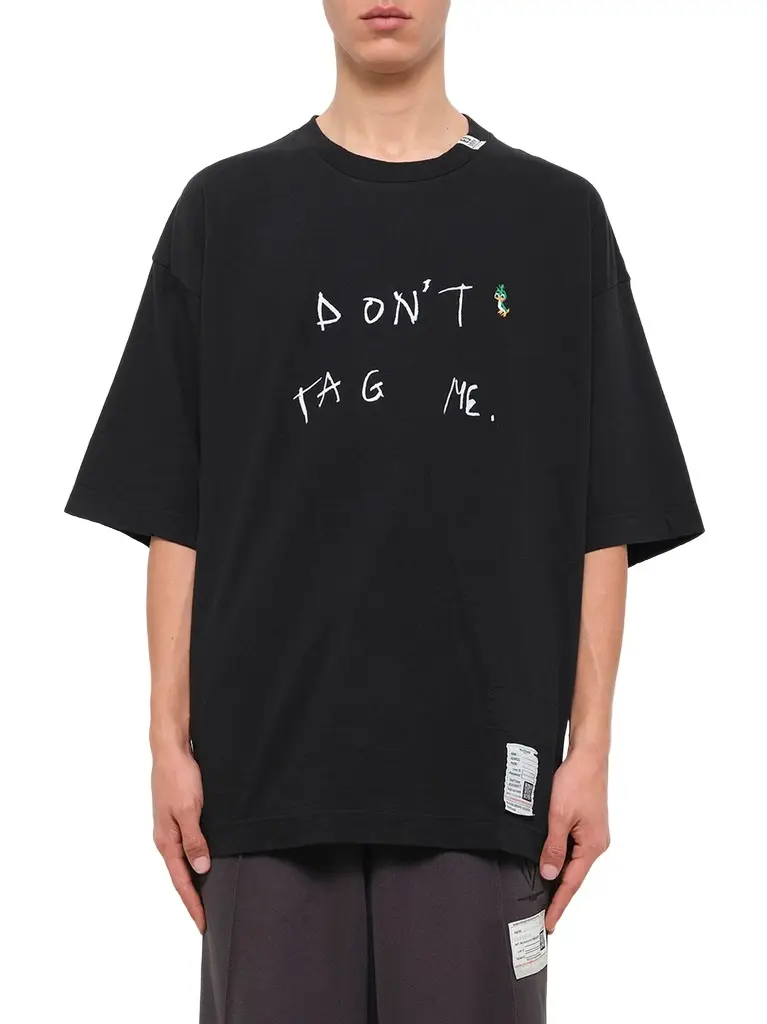 Maison MIHARA YASUHIRO Don't Tag Me. Printed T-shirt