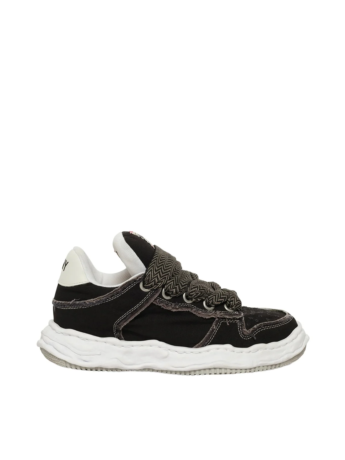 Maison MIHARA YASUHIRO Wayne Puffer Patterned Lace Low Top Sneakers