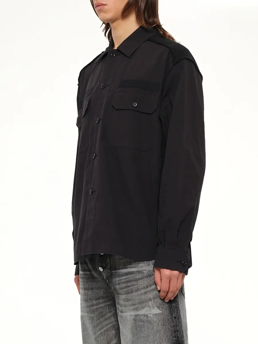 Undercover Cotton Rib Shirt | Thumbnail 3 Undercover Cotton Rib Shirt | Thumbnail 3