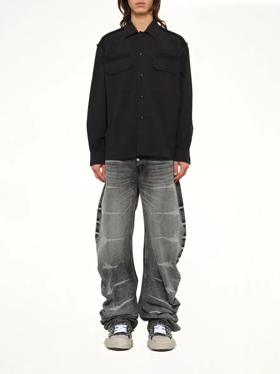 Undercover Cotton Rib Shirt | Thumbnail 7 Undercover Cotton Rib Shirt | Thumbnail 7