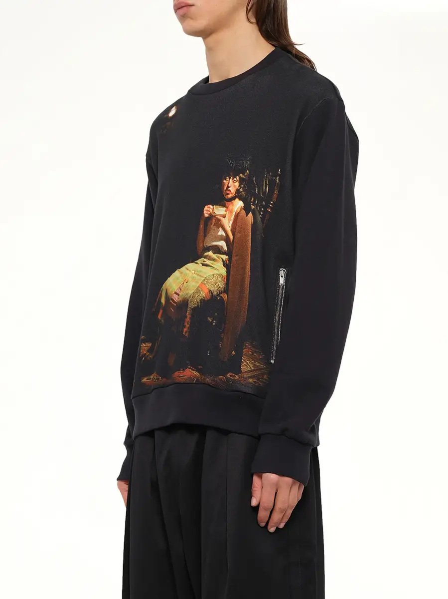 Undercover Cindy Sherman Sweatshirt in Charcoal | Thumbnail 3 Undercover Cindy Sherman Sweatshirt in Charcoal | Thumbnail 3