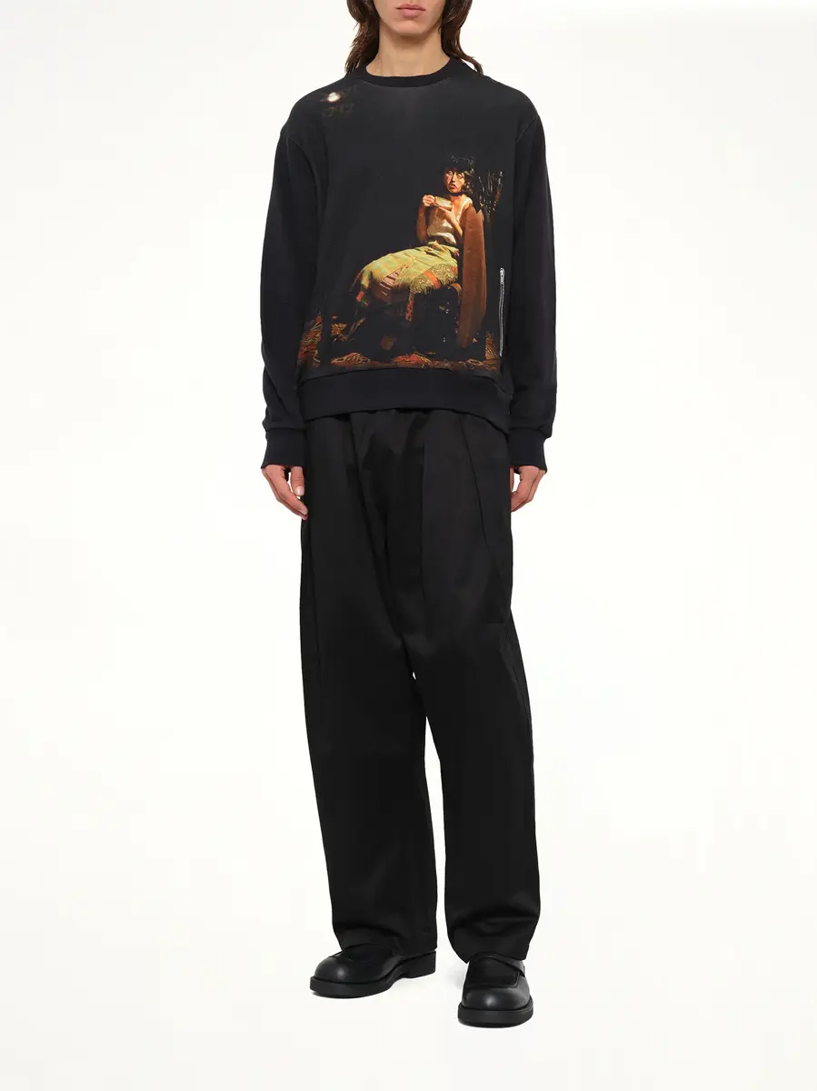 Undercover Cindy Sherman Sweatshirt in Charcoal | Thumbnail 4 Undercover Cindy Sherman Sweatshirt in Charcoal | Thumbnail 4