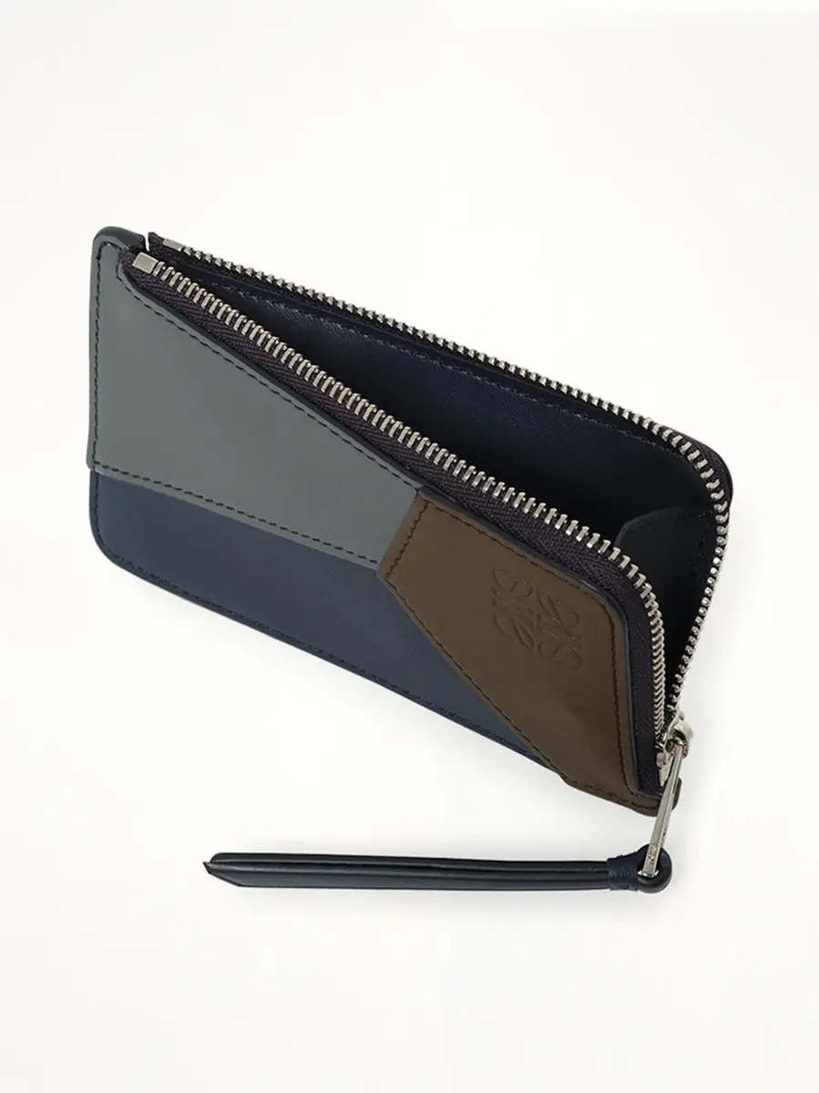 Loewe Puzzle Edge Coin Cardholder Multi in Blue Grey/navy | Thumbnail 3 Loewe Puzzle Edge Coin Cardholder Multi in Blue Grey/navy | Thumbnail 3