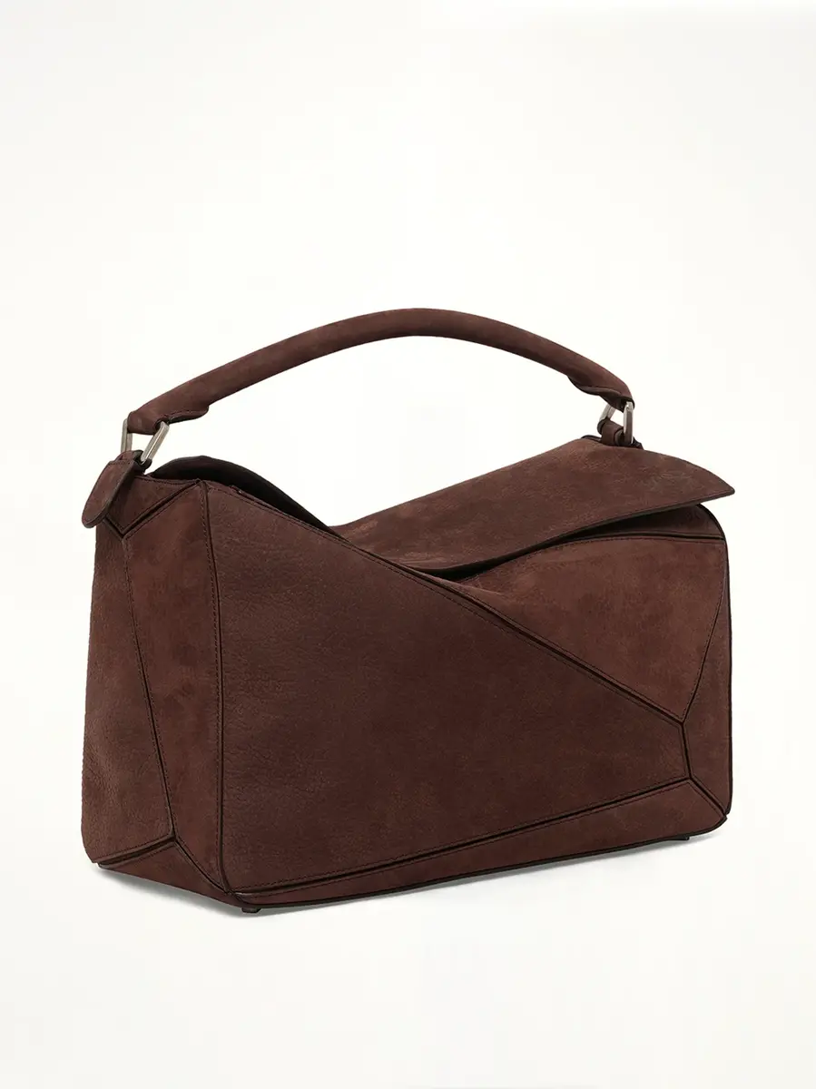 Loewe Puzzle Large Bag in Dark Chestnut | Thumbnail 2 Loewe Puzzle Large Bag in Dark Chestnut | Thumbnail 2