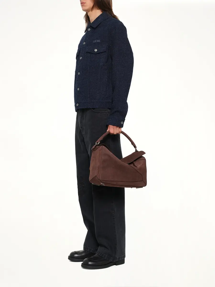 Loewe Puzzle Large Bag in Dark Chestnut | Thumbnail 3 Loewe Puzzle Large Bag in Dark Chestnut | Thumbnail 3