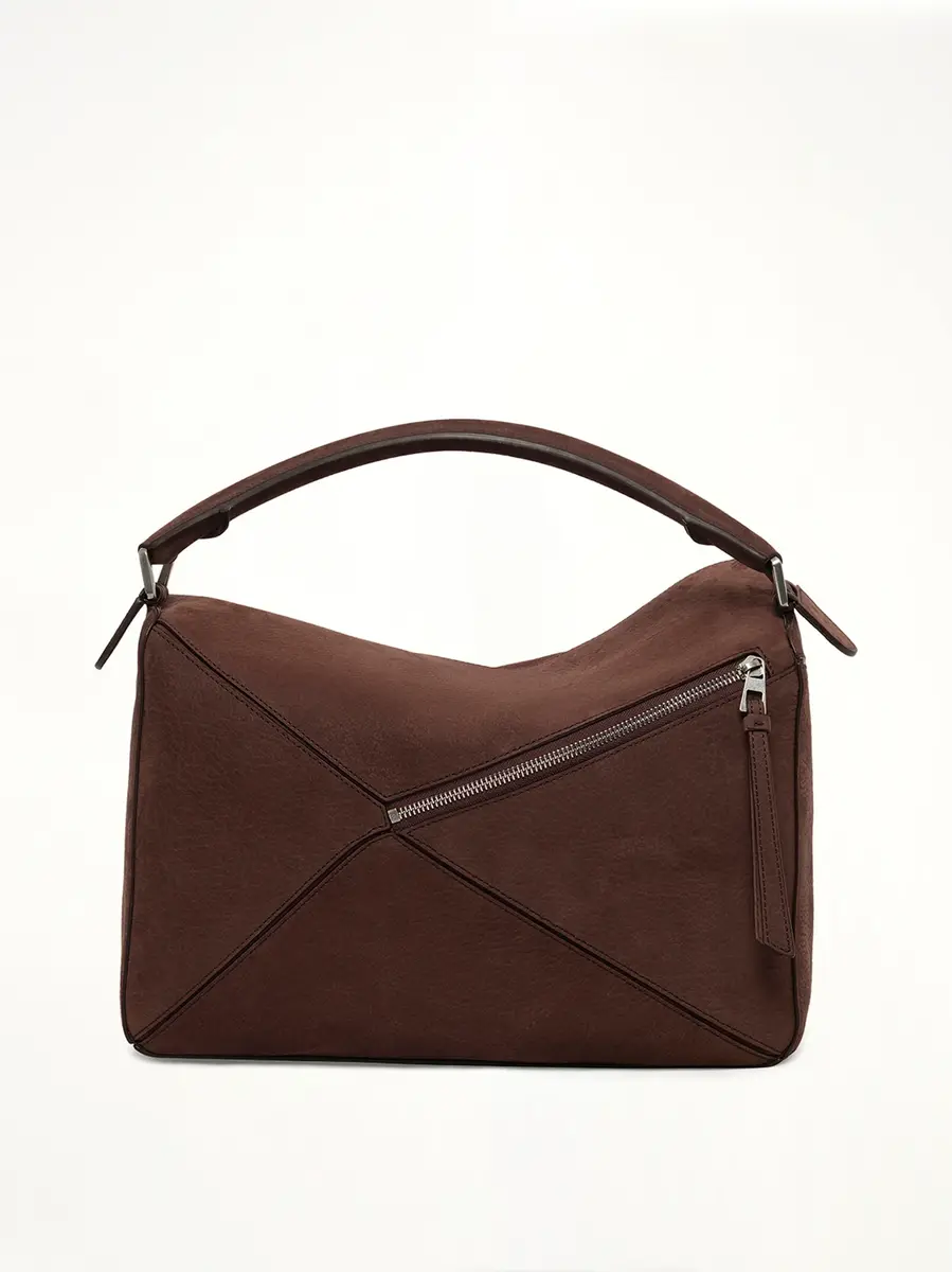 Loewe Puzzle Large Bag in Dark Chestnut | Thumbnail 4 Loewe Puzzle Large Bag in Dark Chestnut | Thumbnail 4