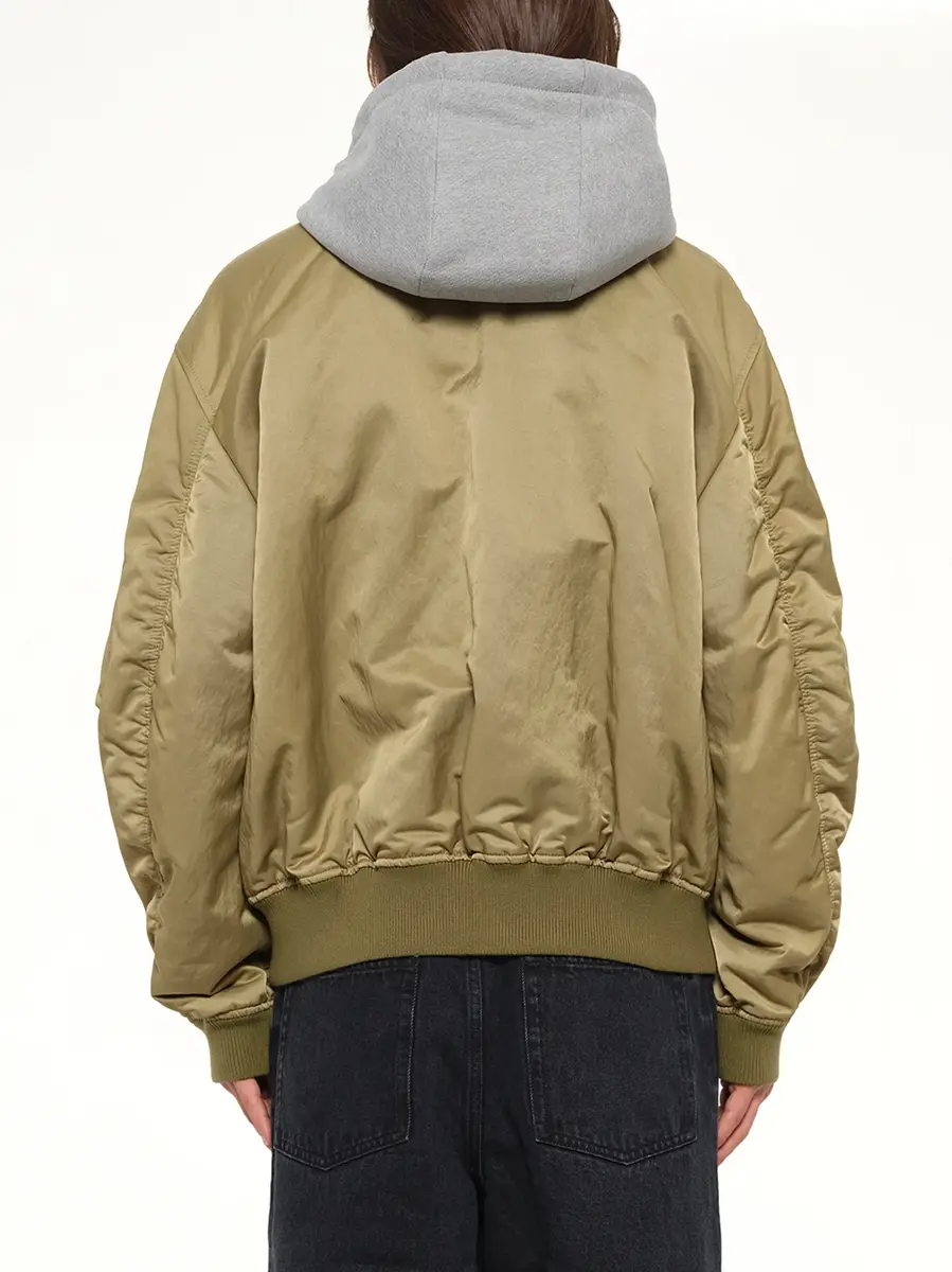 Loewe Bomber Jacket in Khaki Green | Thumbnail 5 Loewe Bomber Jacket in Khaki Green | Thumbnail 5