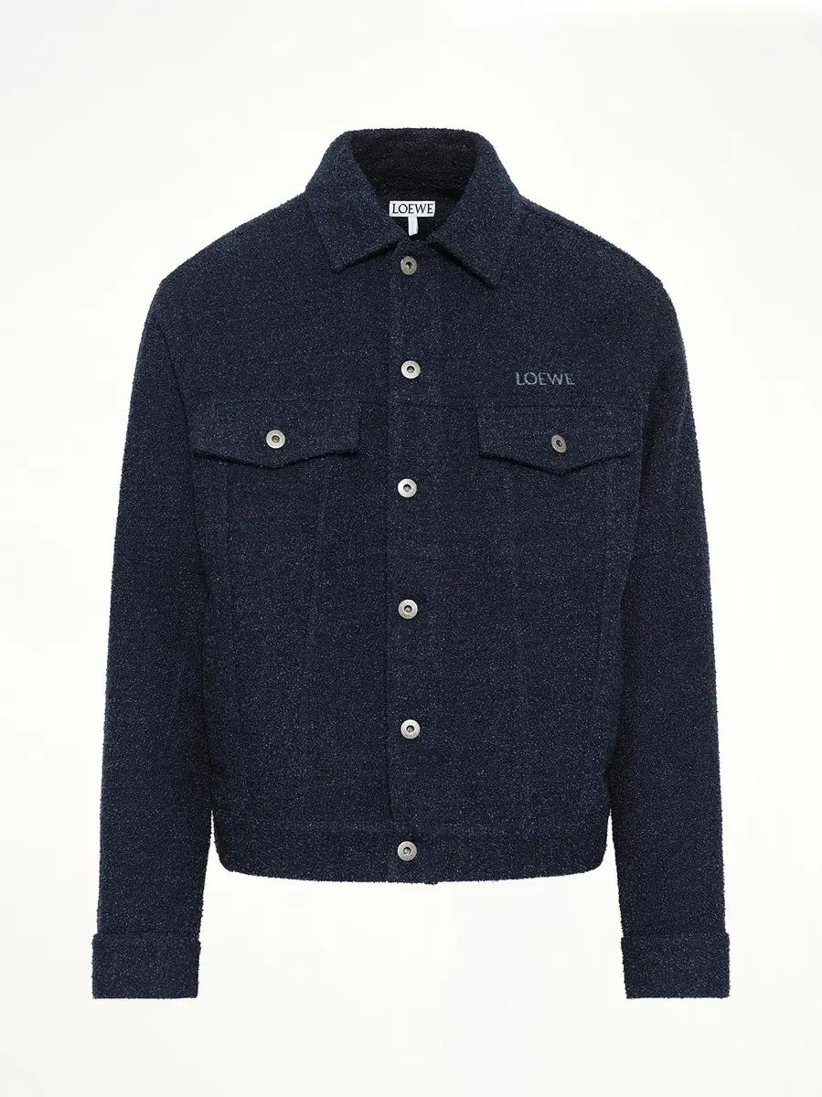 Loewe Trucker Jacket in Dark Denim Blue | Thumbnail 2 Loewe Trucker Jacket in Dark Denim Blue | Thumbnail 2