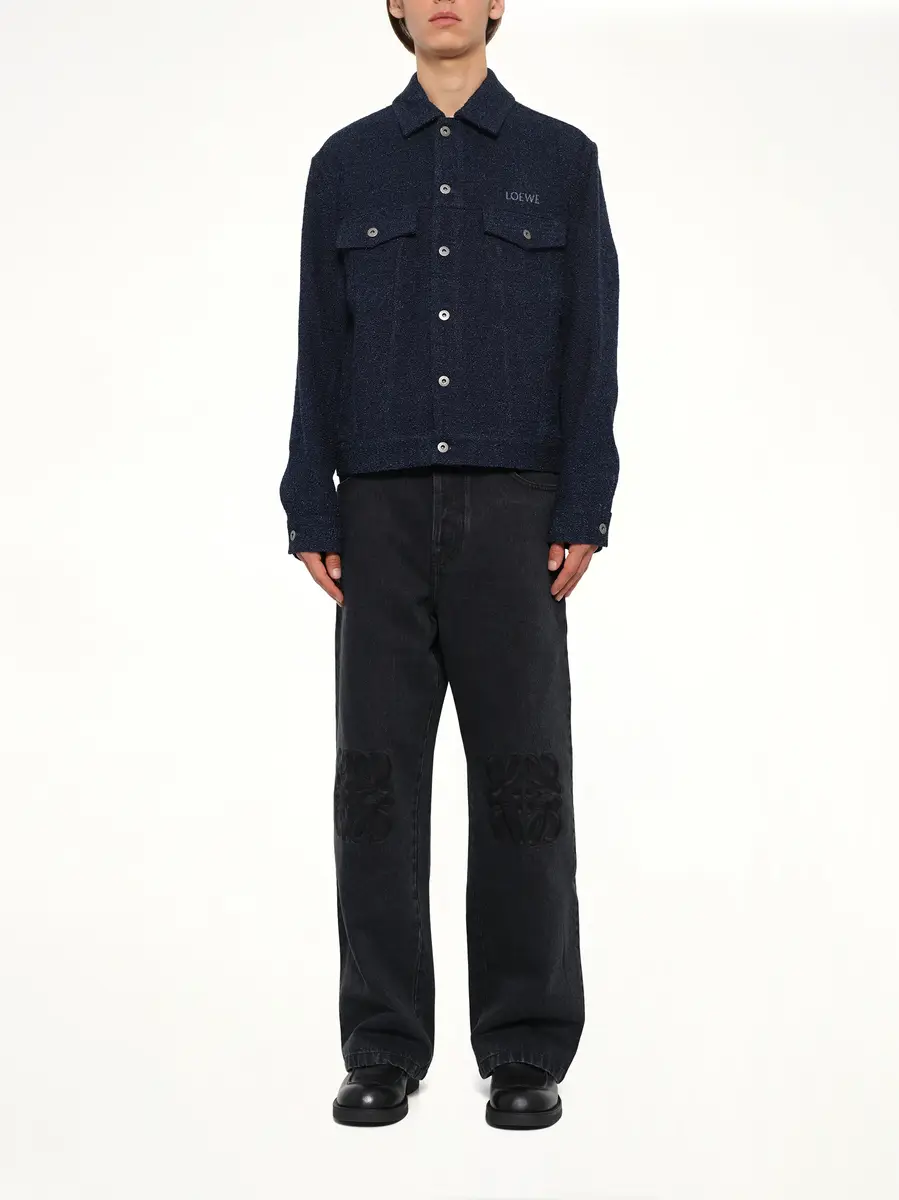 Loewe Trucker Jacket in Dark Denim Blue | Thumbnail 7 Loewe Trucker Jacket in Dark Denim Blue | Thumbnail 7