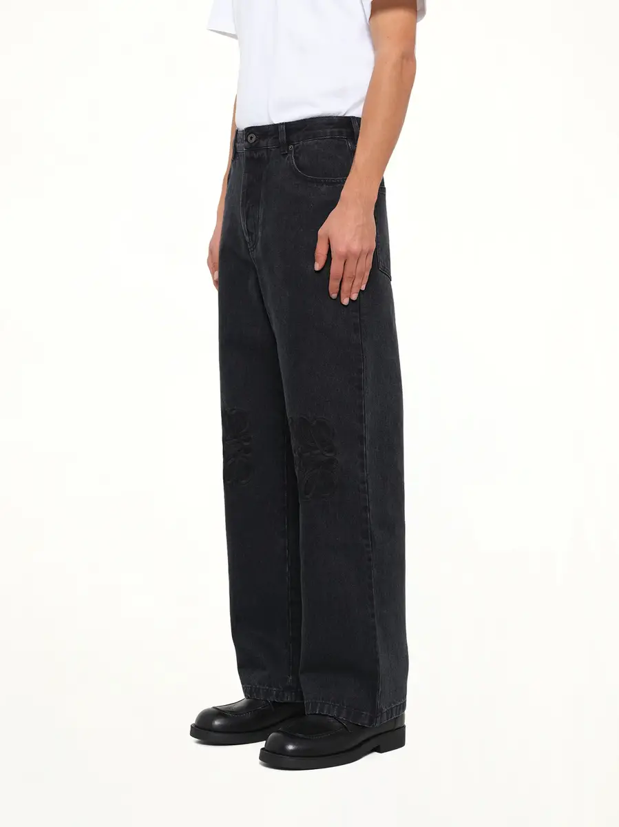 Loewe Tonal Anagram Baggy Jeans AF | Thumbnail 3