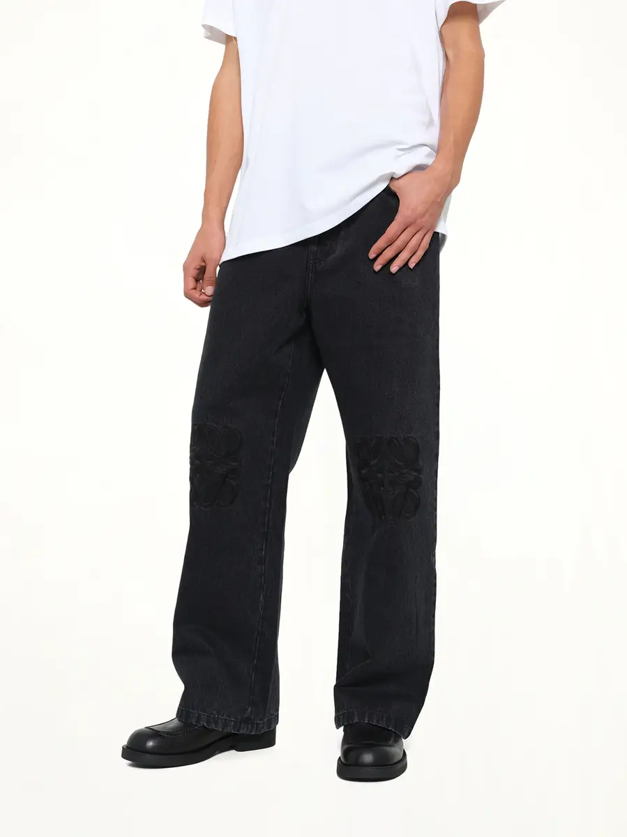 Loewe Tonal Anagram Baggy Jeans AF | Thumbnail 6