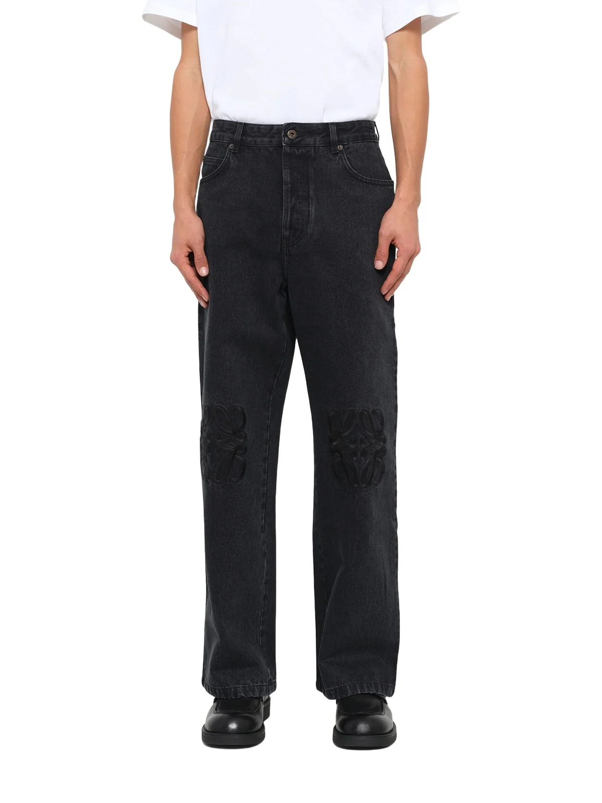 Loewe Tonal Anagram Baggy Jeans AF