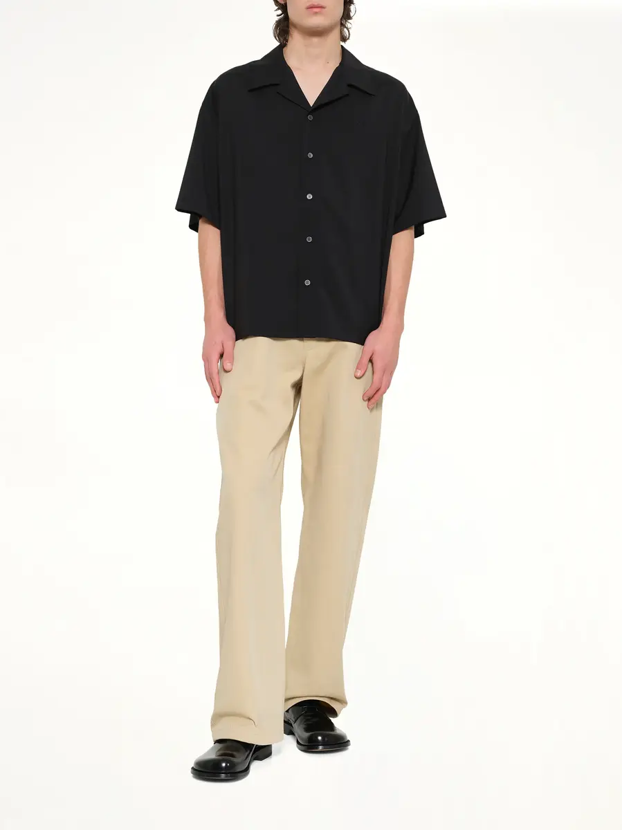 Loewe Wool Short Sleeve Shirt | Thumbnail 4 Loewe Wool Short Sleeve Shirt | Thumbnail 4