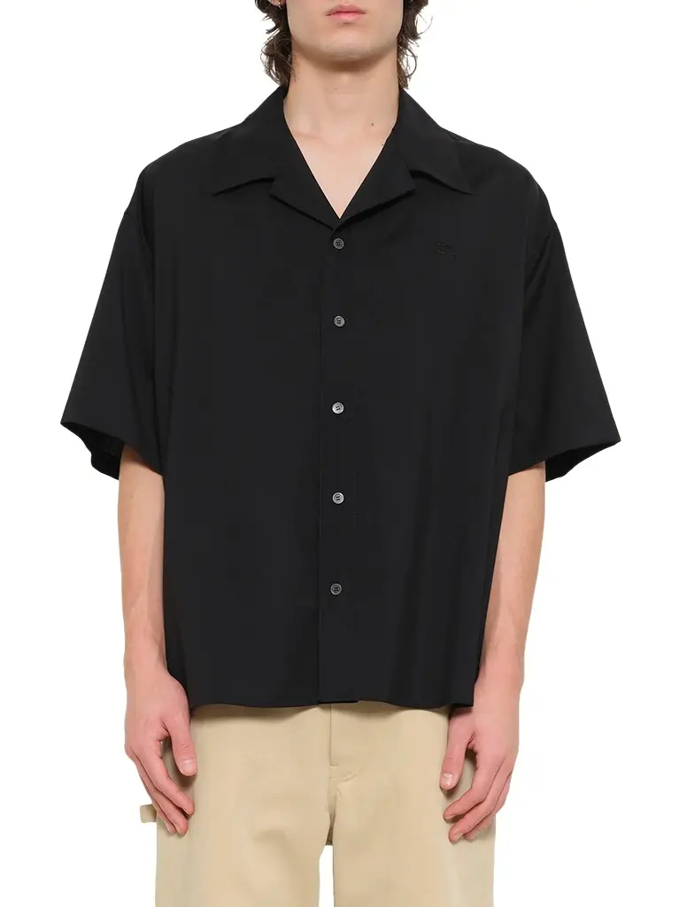 Loewe Wool Short Sleeve Shirt