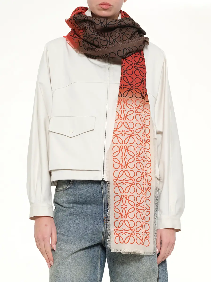 Loewe 45x200 Anagram Scarf | Thumbnail 2 Loewe 45x200 Anagram Scarf | Thumbnail 2