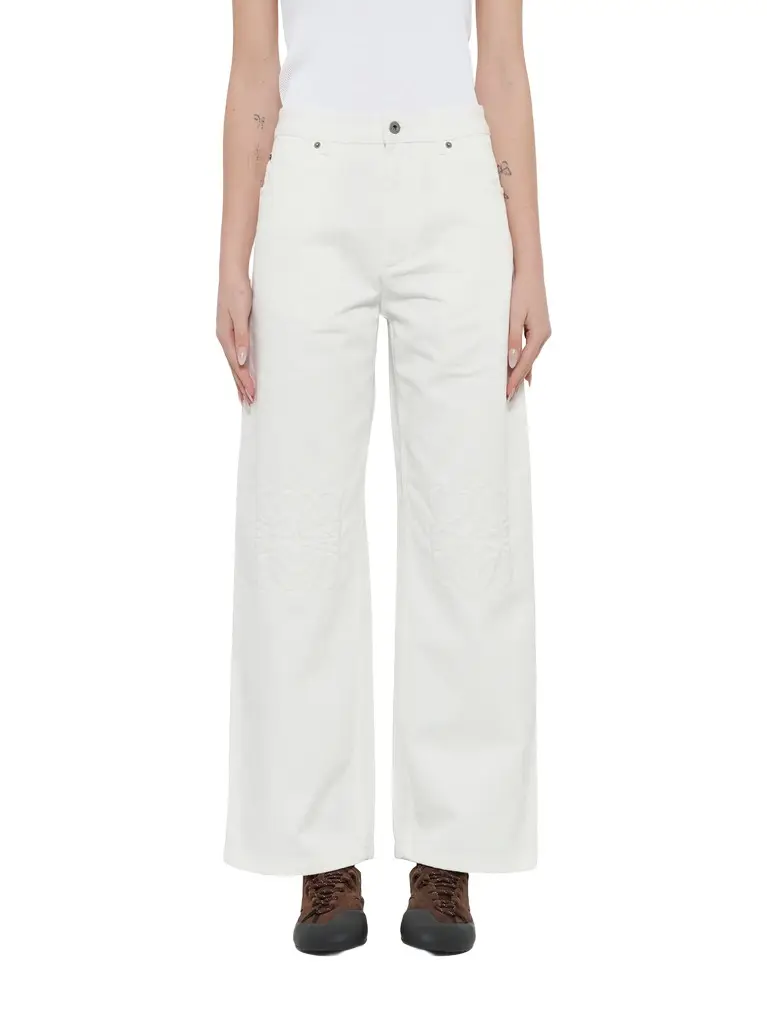Tonal Anagram Baggy Jeans AF