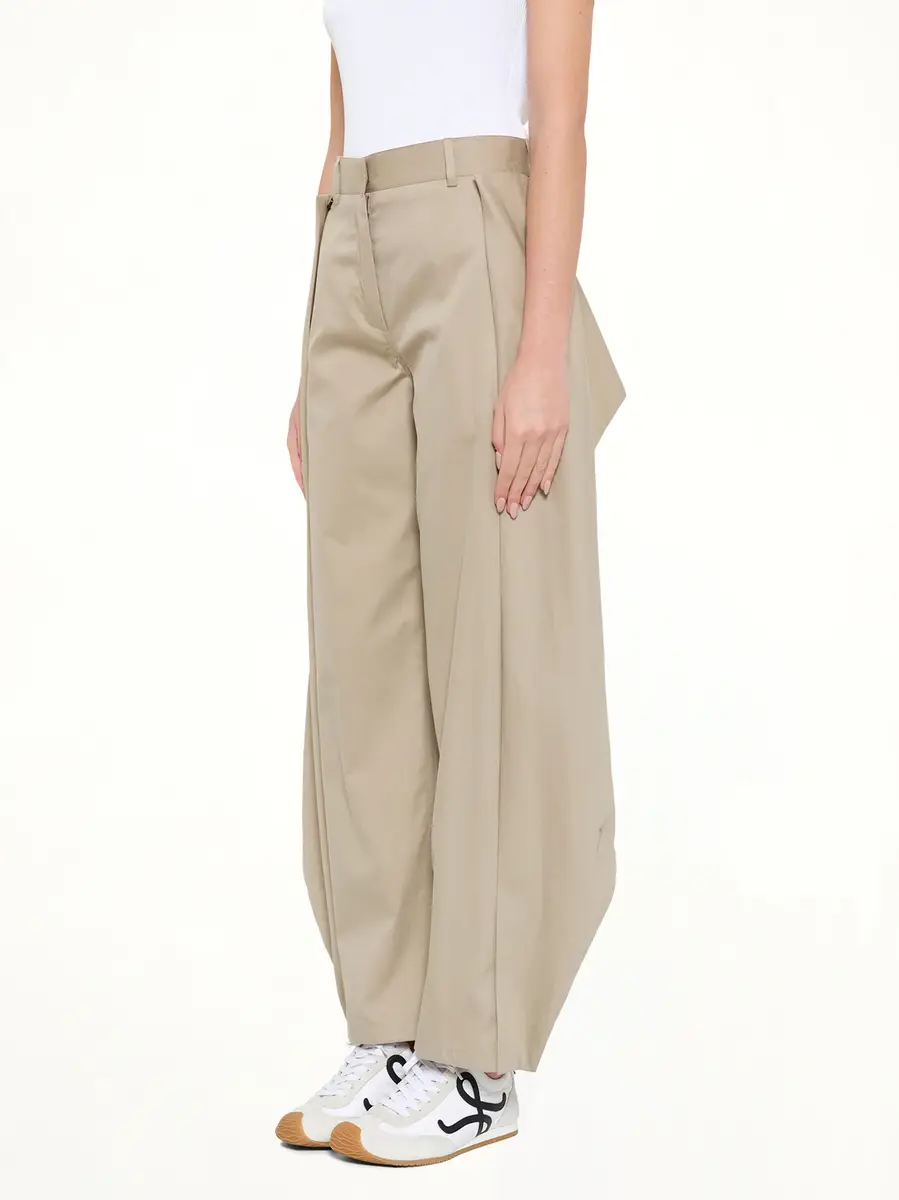 Loewe Cotton Silk Gabardine Trousers AF | Thumbnail 3