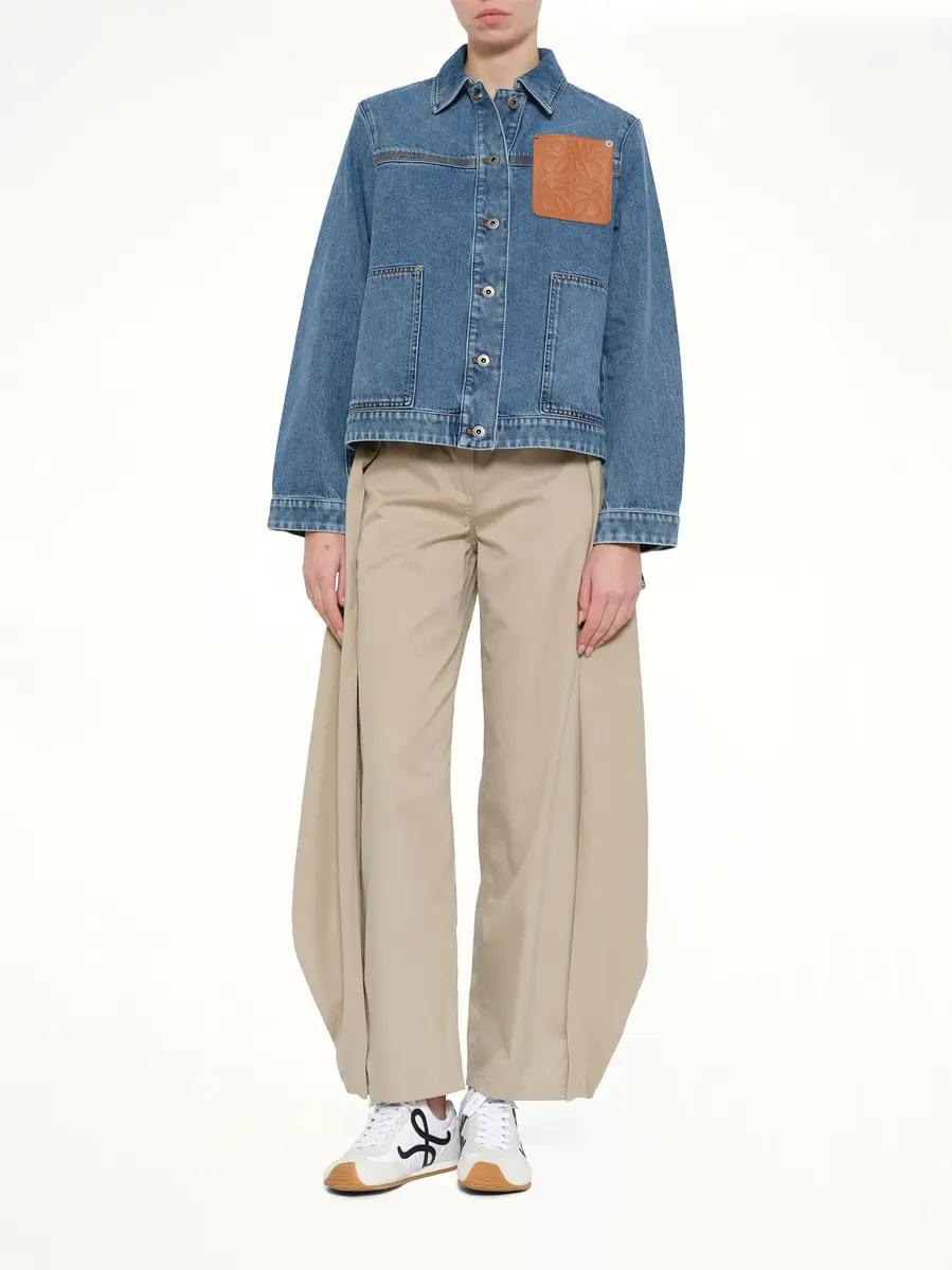 Loewe Cotton Silk Gabardine Trousers AF | Thumbnail 4