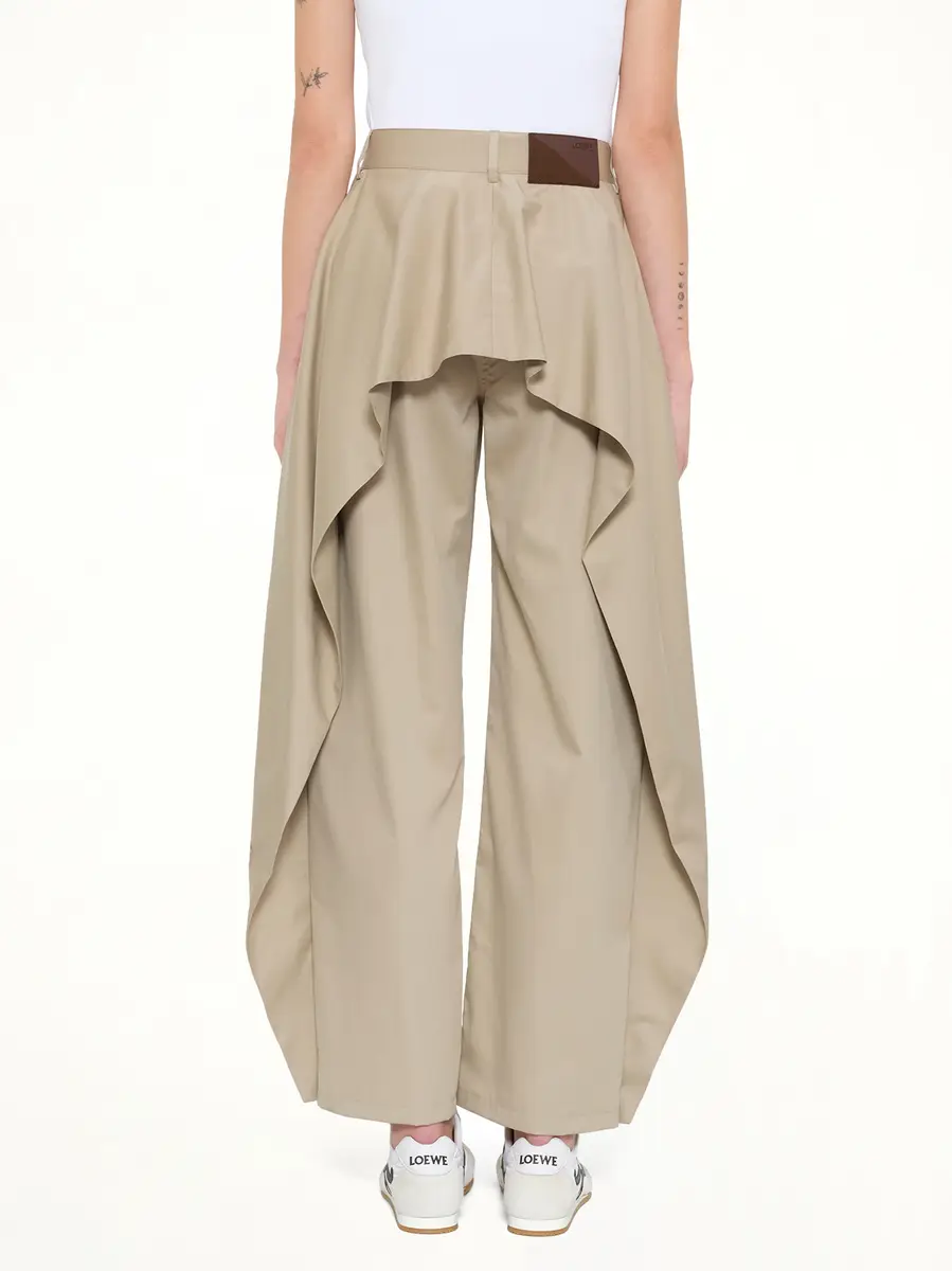 Loewe Cotton Silk Gabardine Trousers AF | Thumbnail 5