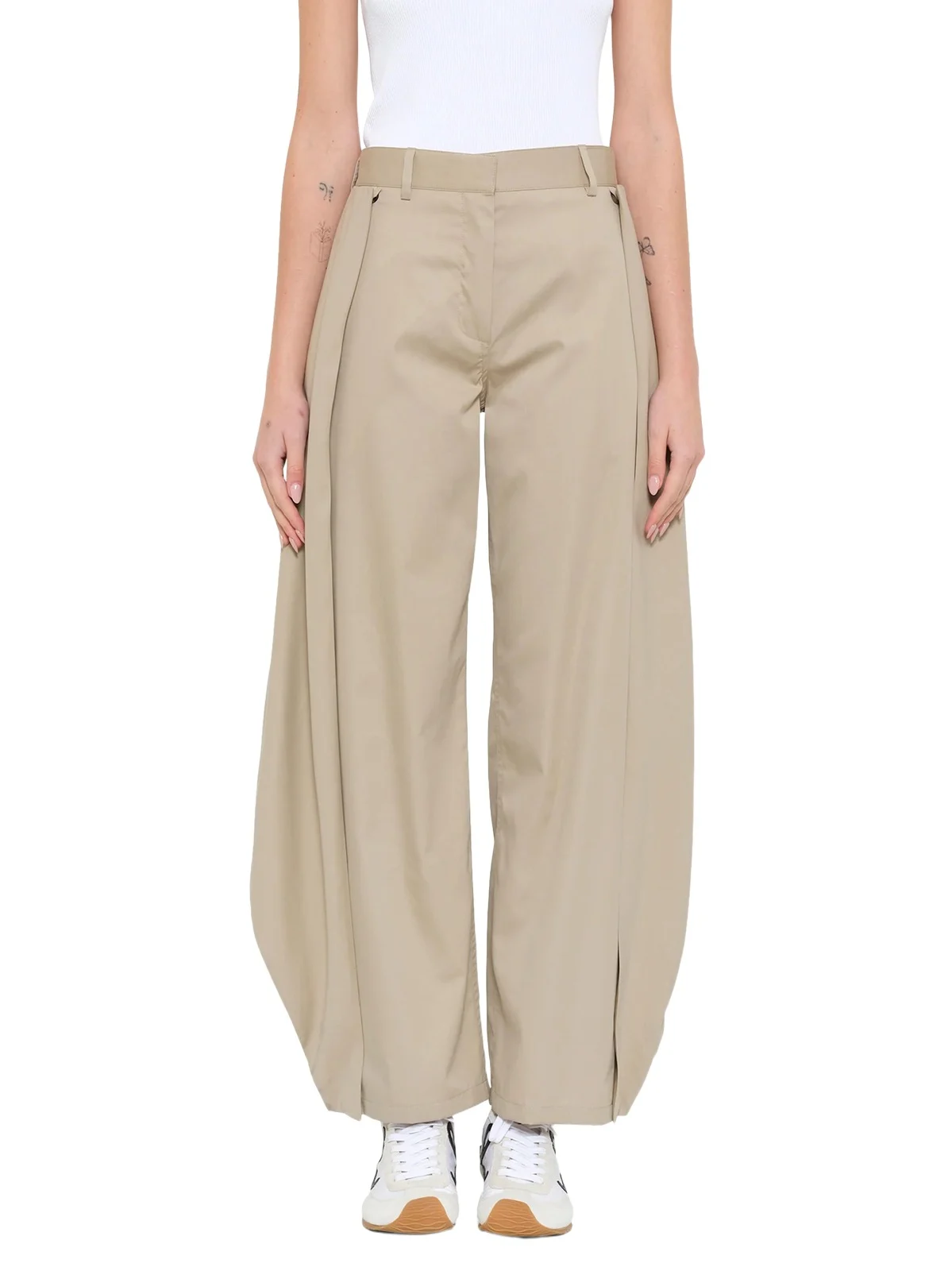 Loewe Cotton Silk Gabardine Trousers AF