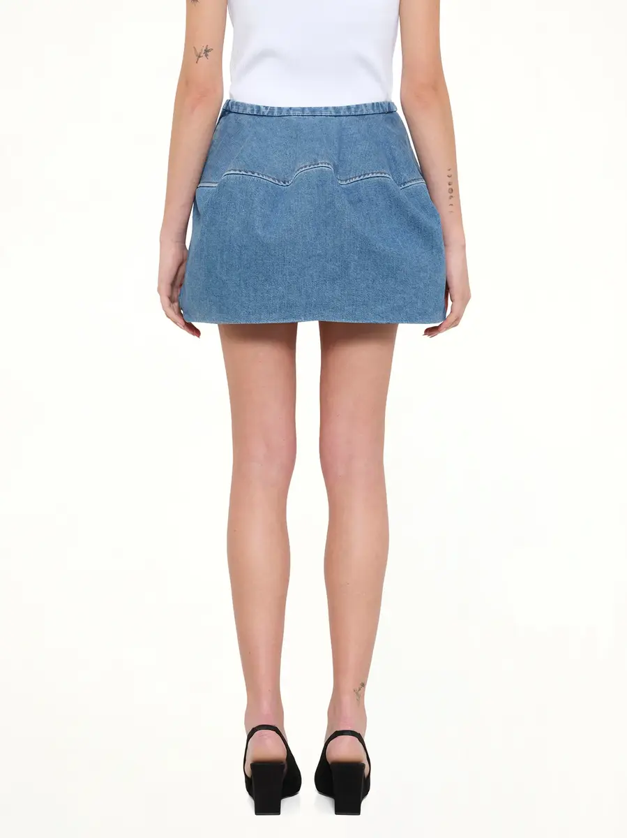 Loewe Denim Balloon Skirt in Light Blue | Thumbnail 5 Loewe Denim Balloon Skirt in Light Blue | Thumbnail 5
