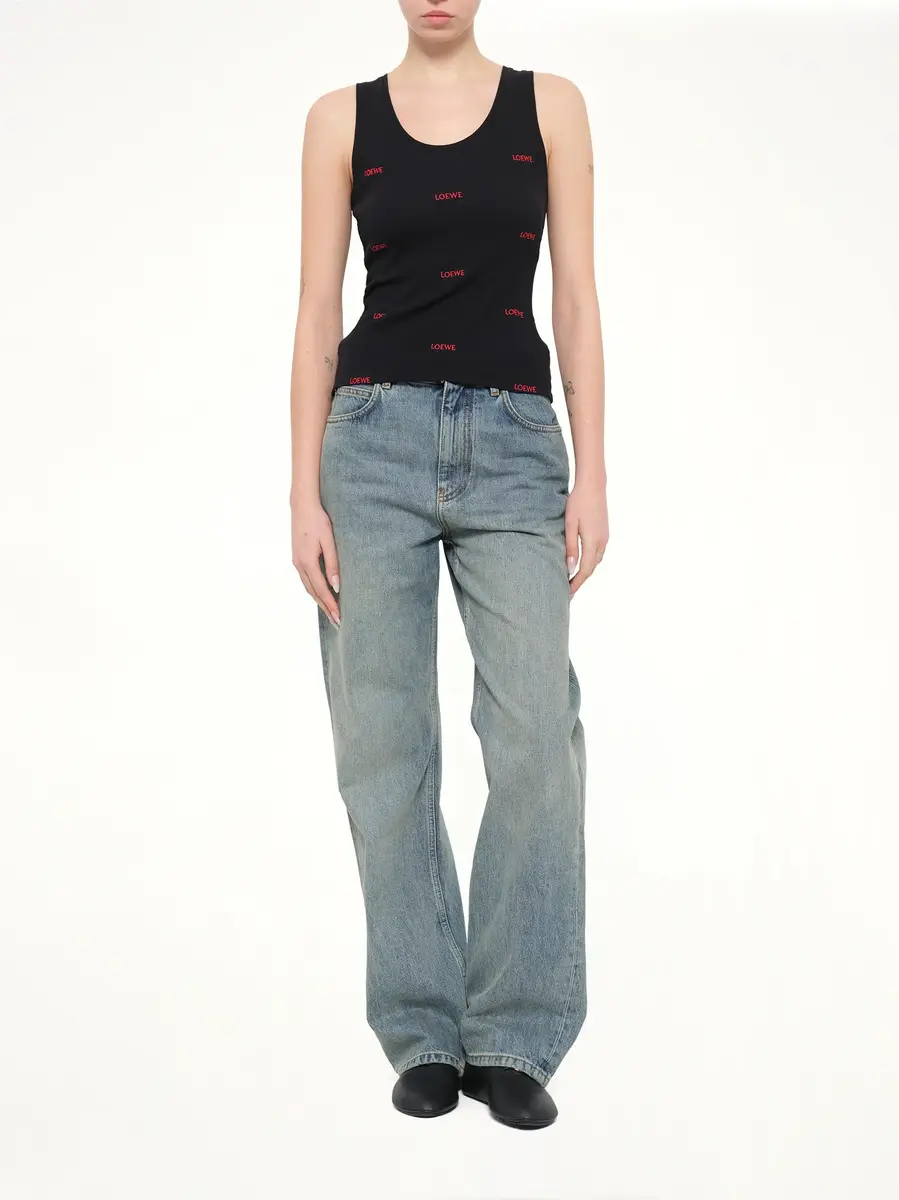 Loewe Tank Top in Black/red | Thumbnail 4 Loewe Tank Top in Black/red | Thumbnail 4