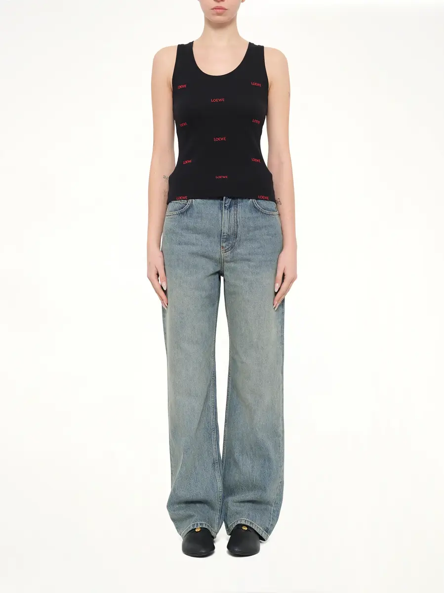 Loewe Tank Top in Black/red | Thumbnail 7 Loewe Tank Top in Black/red | Thumbnail 7