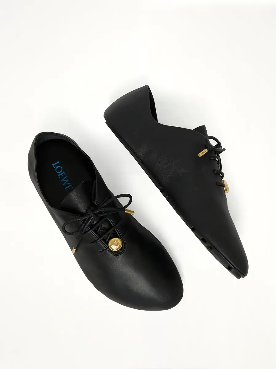 Loewe Pebble Soft Lace-up Derby | Thumbnail 4 Loewe Pebble Soft Lace-up Derby | Thumbnail 4
