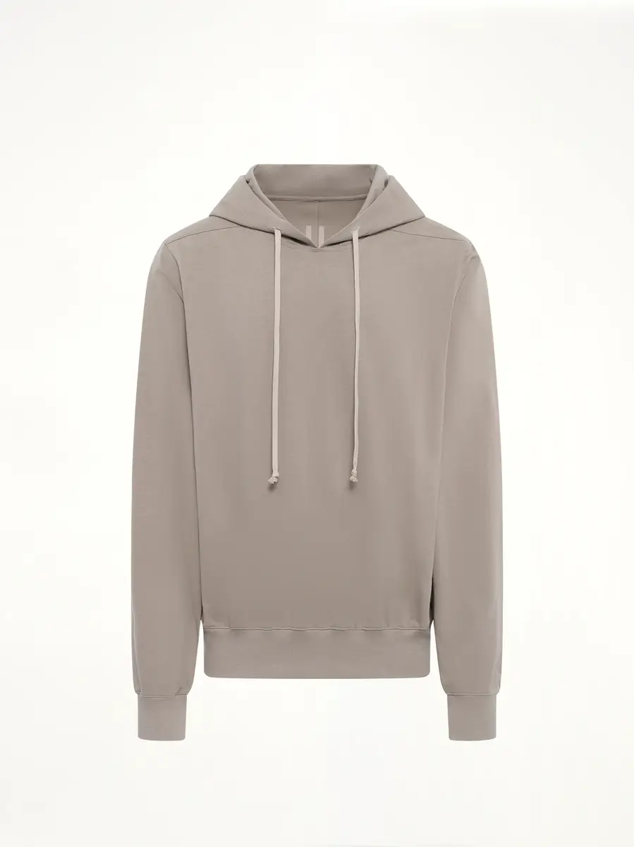 Rick Owens Heavy Jersey Hoodie in Dark Pearl | Thumbnail 2 Rick Owens Heavy Jersey Hoodie in Dark Pearl | Thumbnail 2