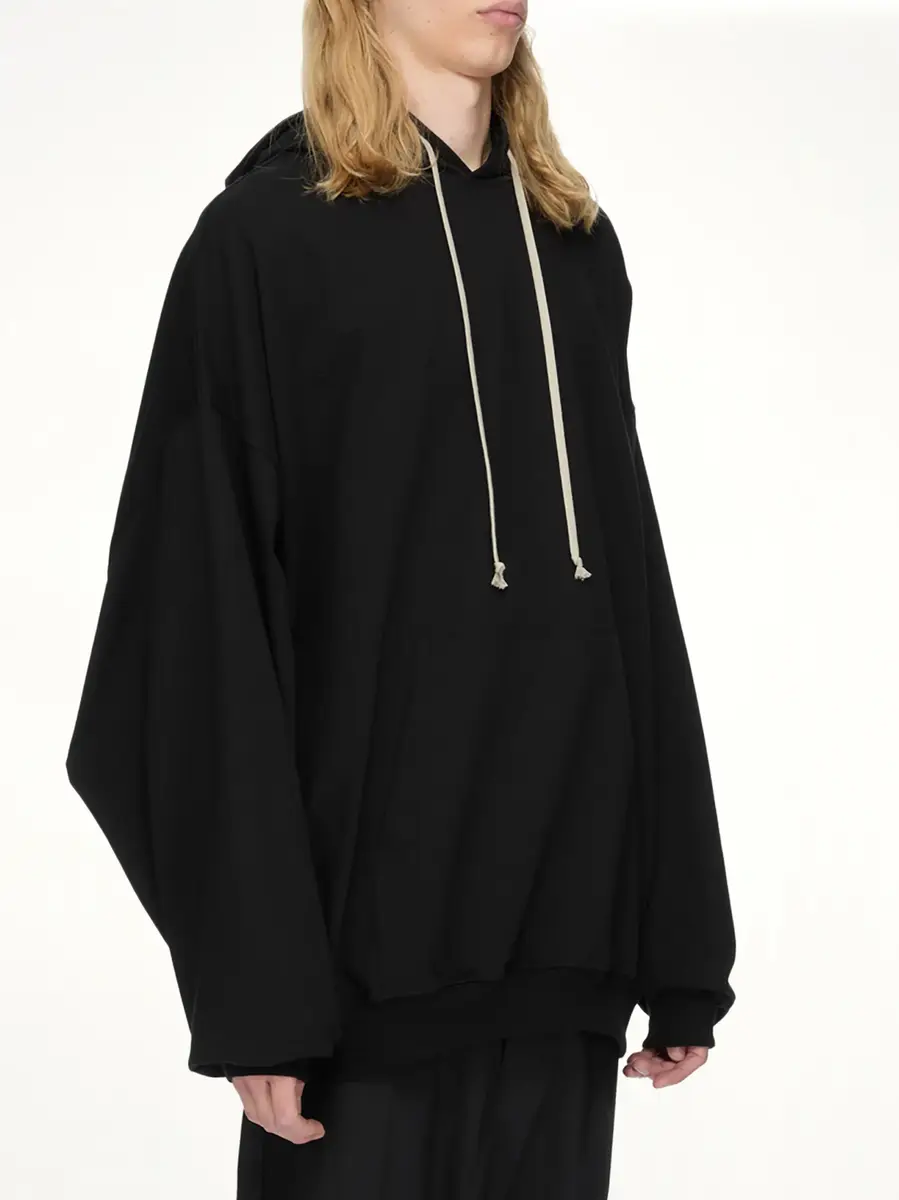 Rick Owens Heavy Jersey Hun Hoodie | Thumbnail 3 Rick Owens Heavy Jersey Hun Hoodie | Thumbnail 3