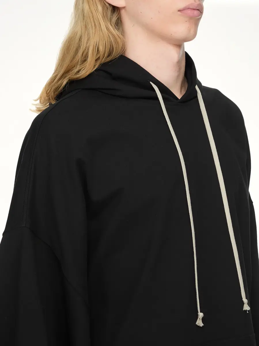 Rick Owens Heavy Jersey Hun Hoodie | Thumbnail 4 Rick Owens Heavy Jersey Hun Hoodie | Thumbnail 4