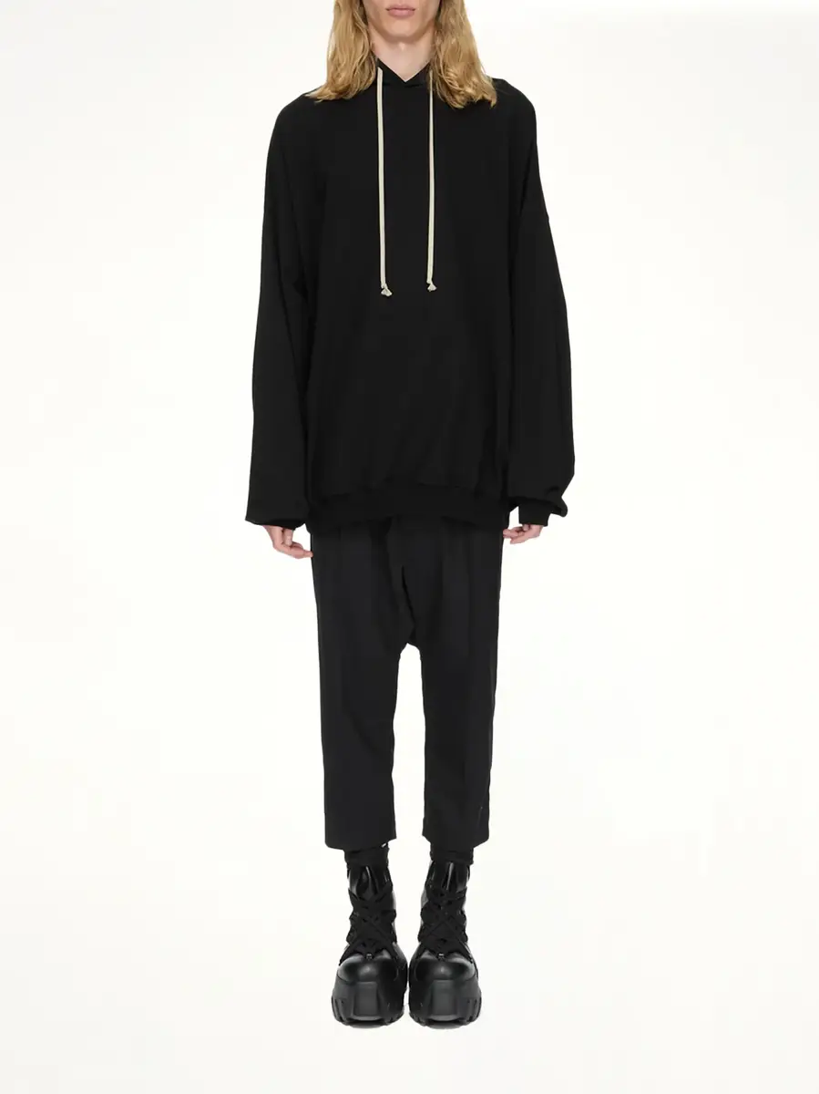 Rick Owens Heavy Jersey Hun Hoodie | Thumbnail 5 Rick Owens Heavy Jersey Hun Hoodie | Thumbnail 5