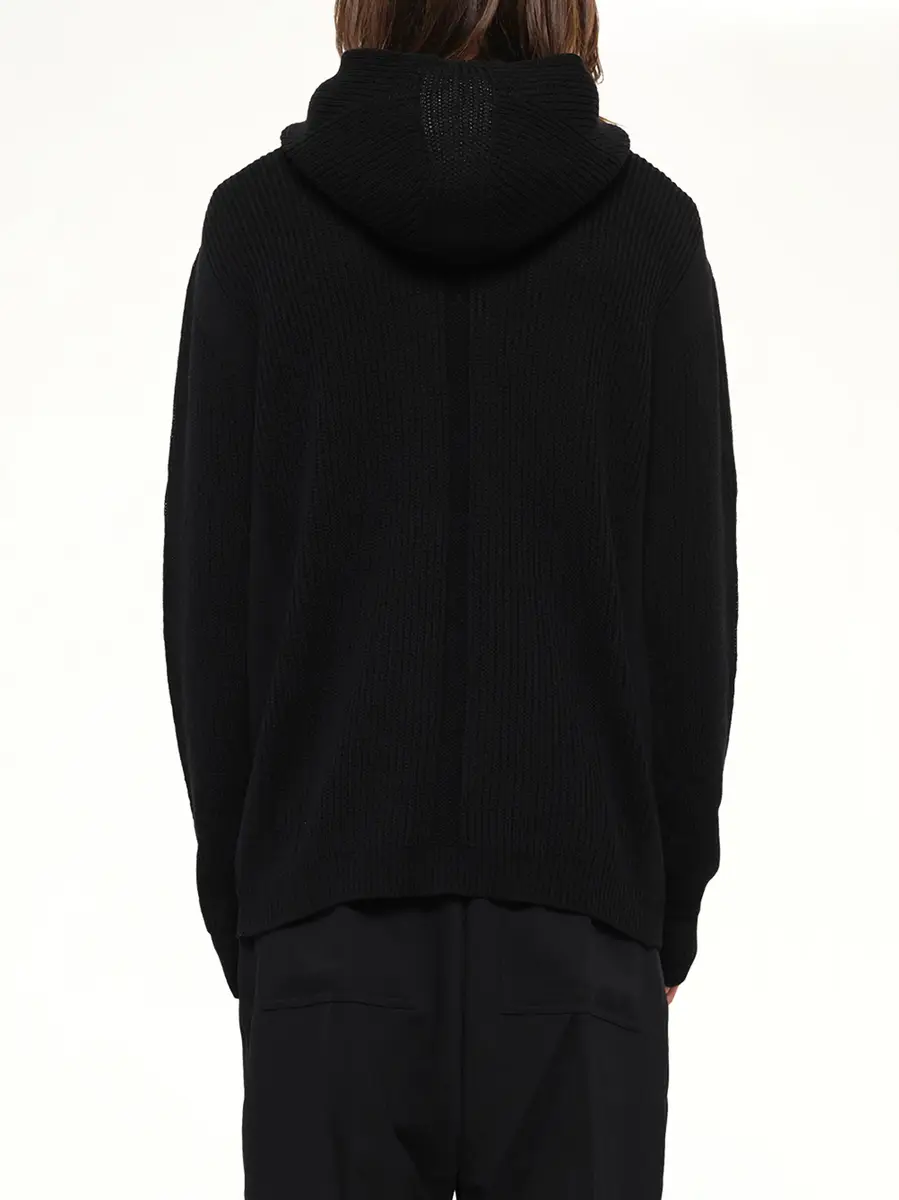 Rick Owens Heavy Wool Zipped Hoodie | Thumbnail 5 Rick Owens Heavy Wool Zipped Hoodie | Thumbnail 5