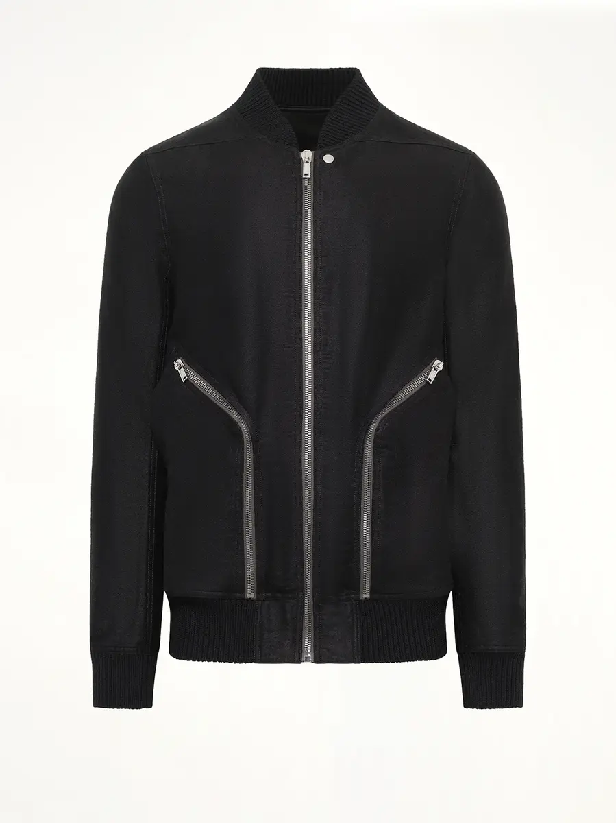 Rick Owens Moleskin Heizer Flight Jacket | Thumbnail 2