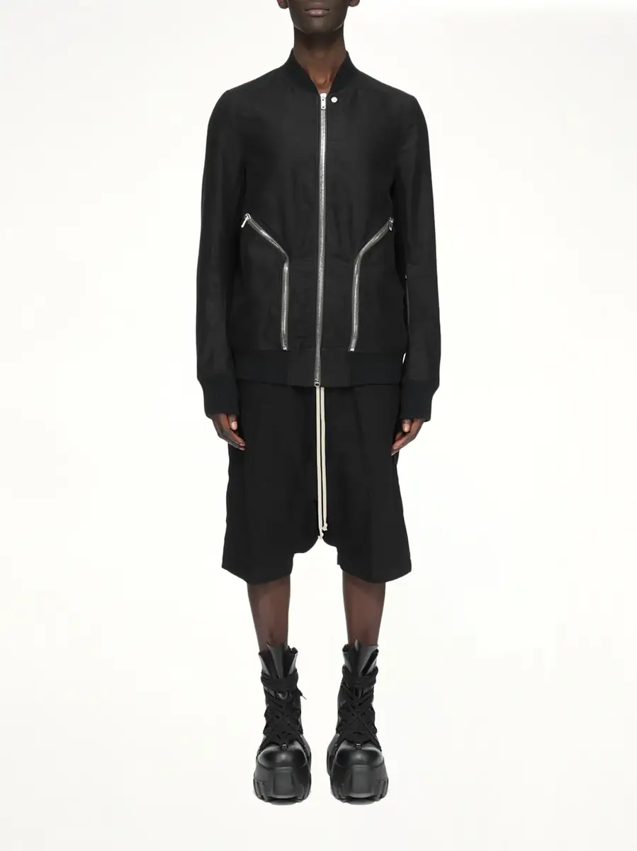 Rick Owens Moleskin Heizer Flight Jacket | Thumbnail 5