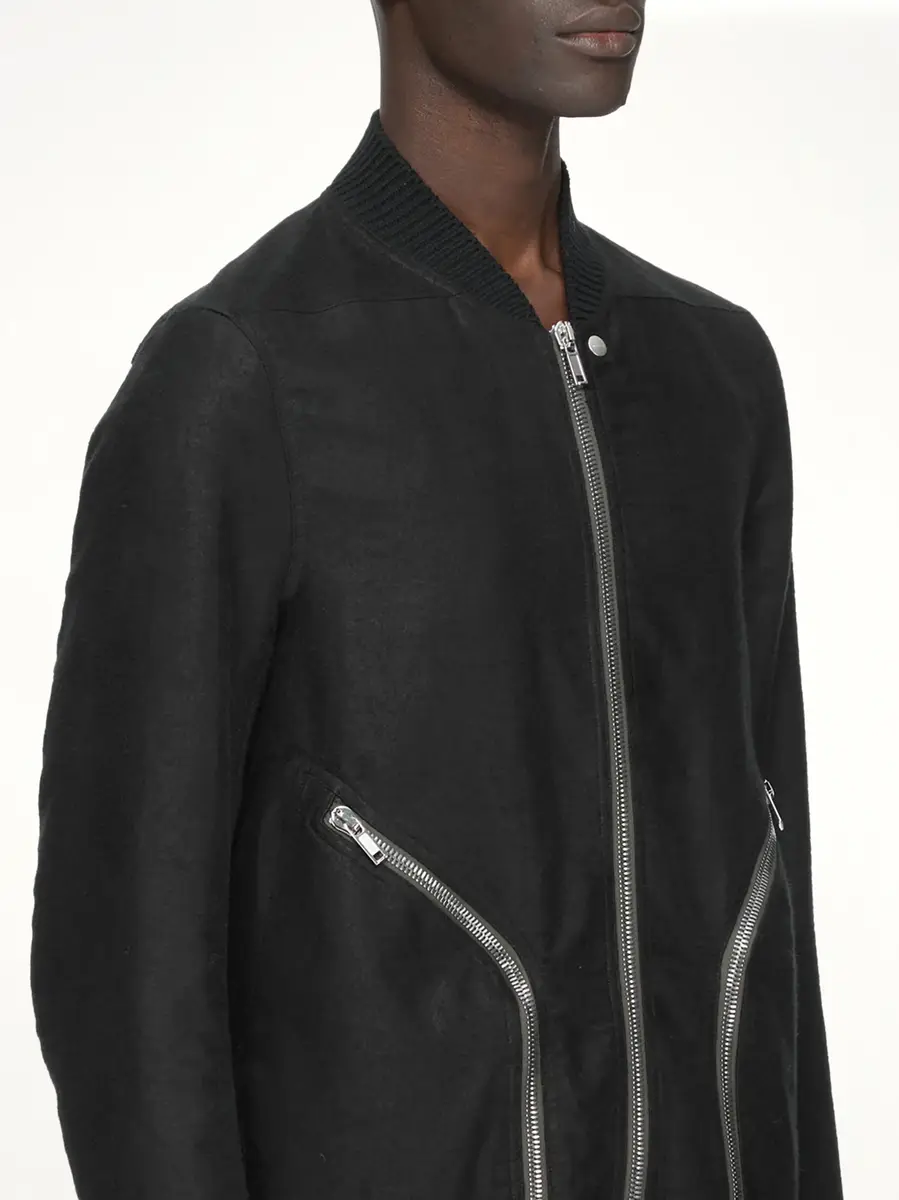 Rick Owens Moleskin Heizer Flight Jacket | Thumbnail 6
