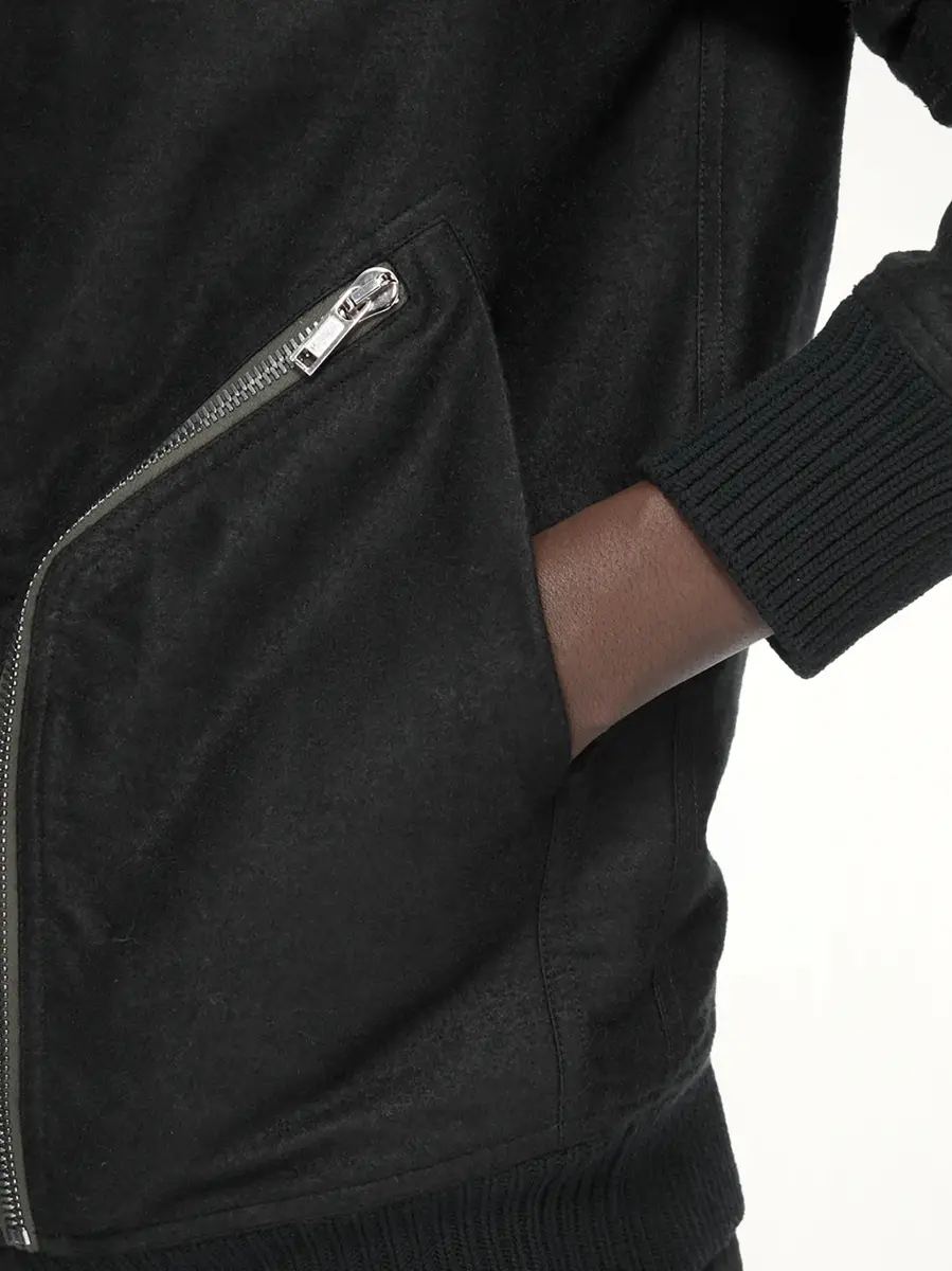 Rick Owens Moleskin Heizer Flight Jacket | Thumbnail 10