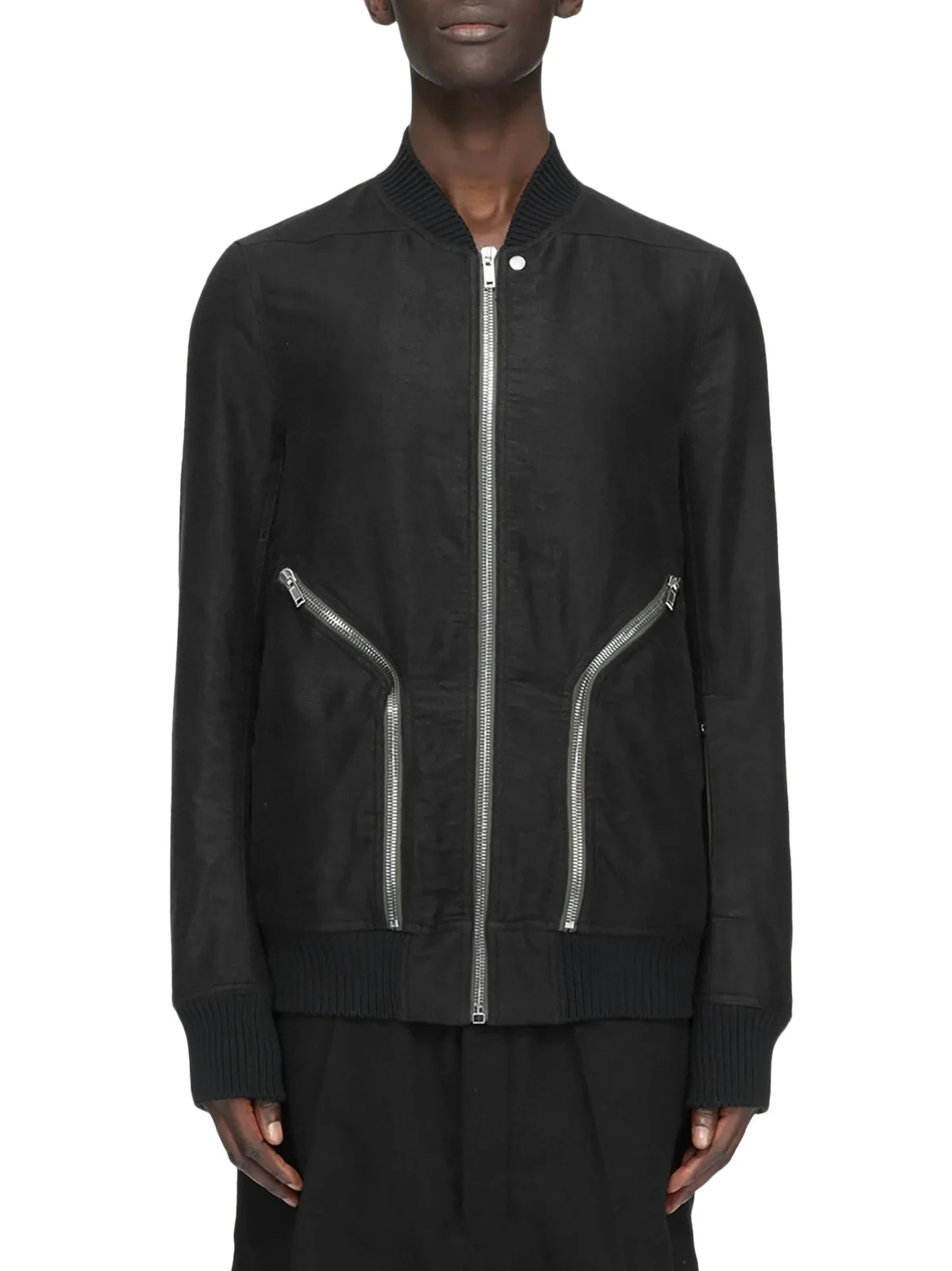 Rick Owens Moleskin Heizer Flight Jacket