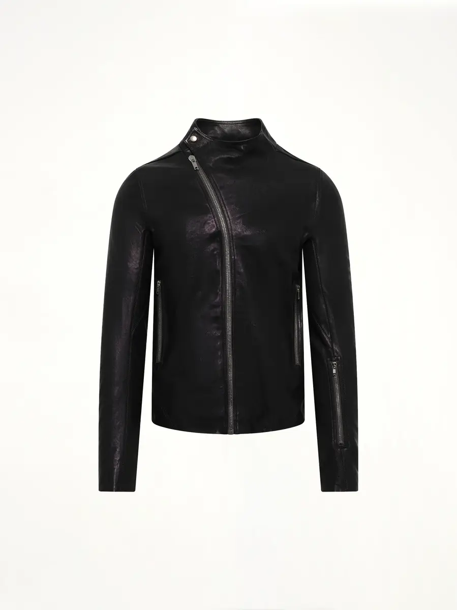 Rick Owens Leather Release Jacket | Thumbnail 2