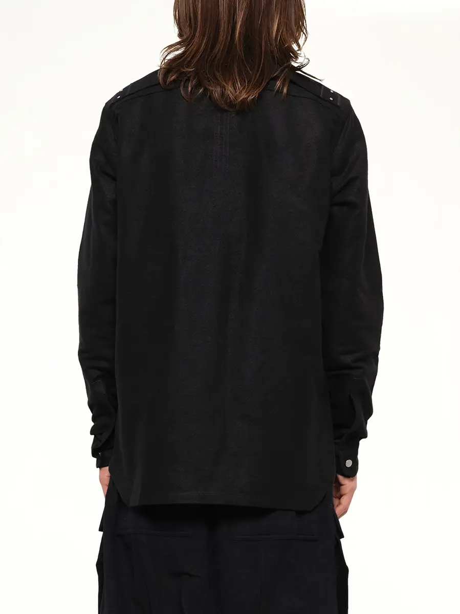 Rick Owens Moleskin Outershirt | Thumbnail 5 Rick Owens Moleskin Outershirt | Thumbnail 5