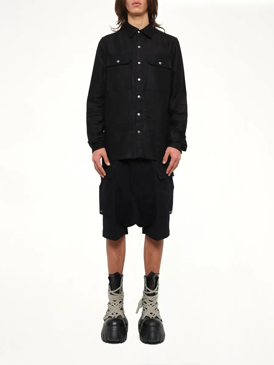 Rick Owens Moleskin Outershirt | Thumbnail 7 Rick Owens Moleskin Outershirt | Thumbnail 7