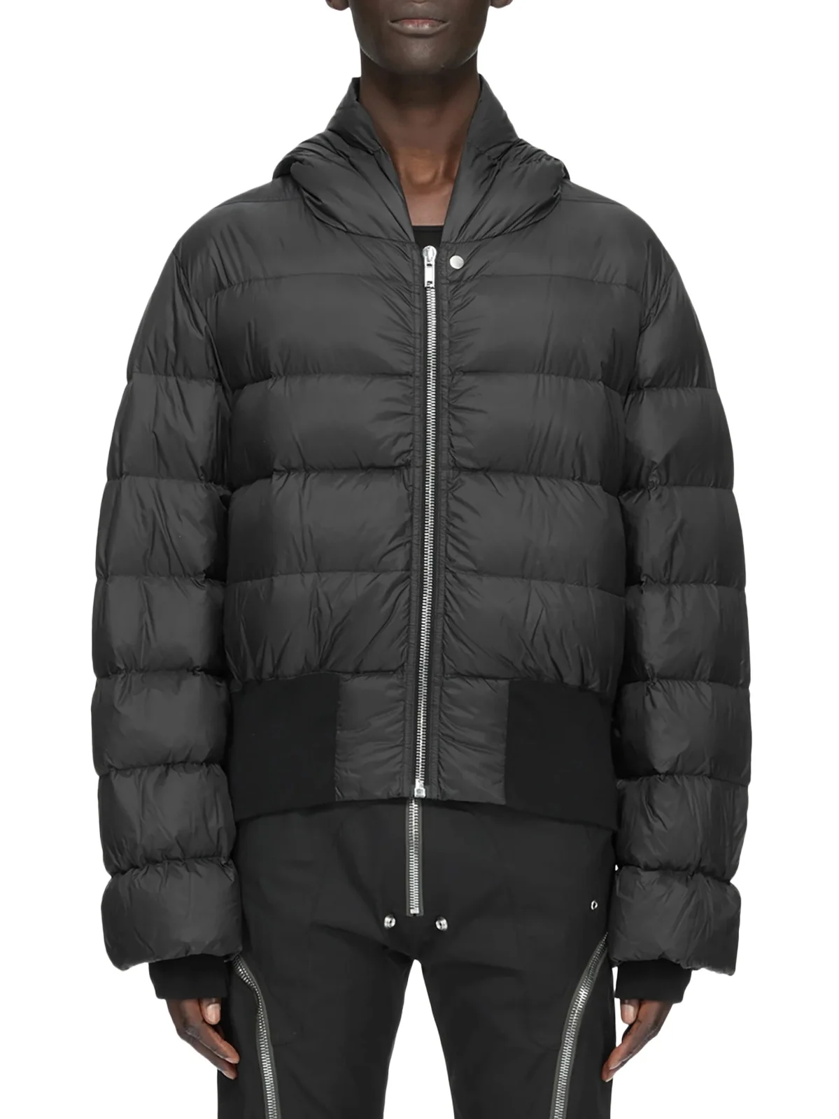 Nylon Duvet Hooded Jacket Nylon Duvet Hooded Jacket