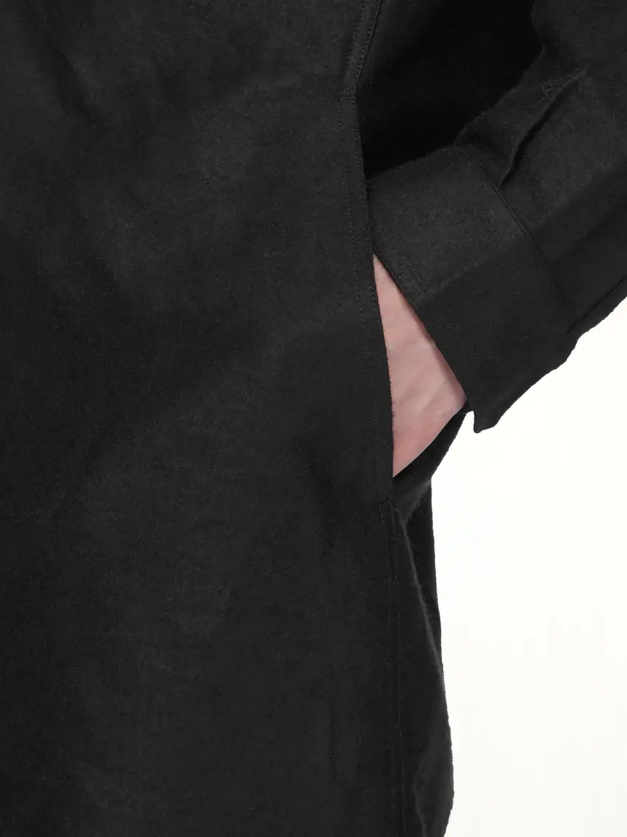 Rick Owens Moleskin Hooded Outershirt | Thumbnail 9 Rick Owens Moleskin Hooded Outershirt | Thumbnail 9