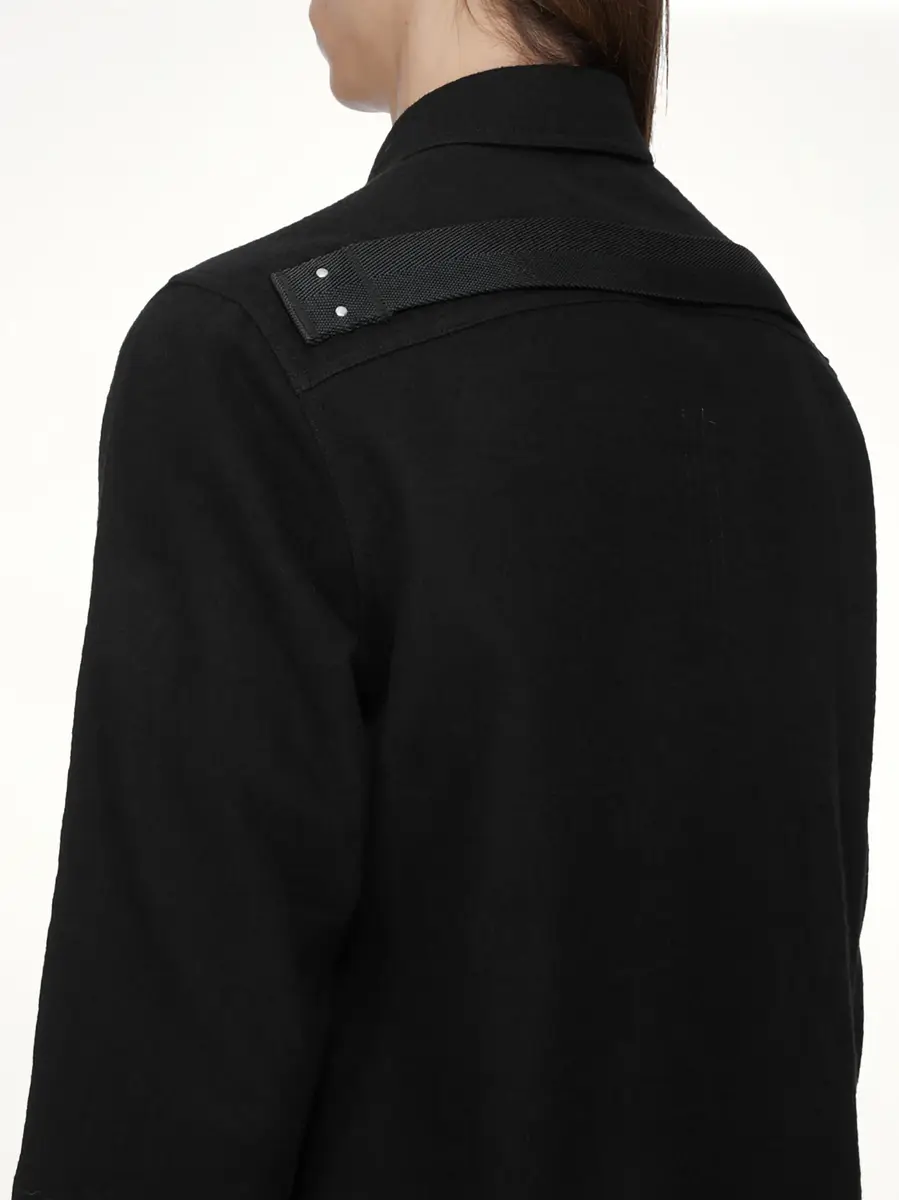 Rick Owens Warm Flannel Outershirt | Thumbnail 7 Rick Owens Warm Flannel Outershirt | Thumbnail 7