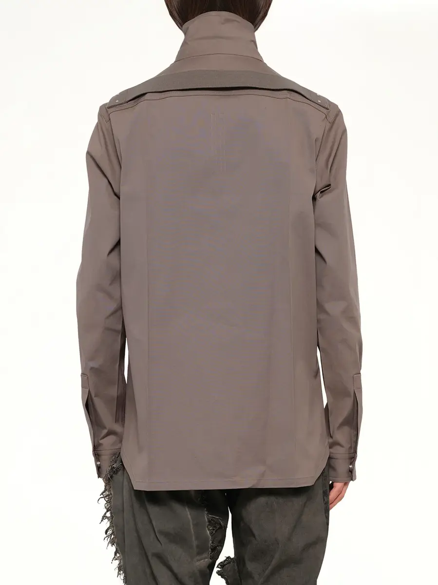 Rick Owens Tower Outershirt in Dust | Thumbnail 5