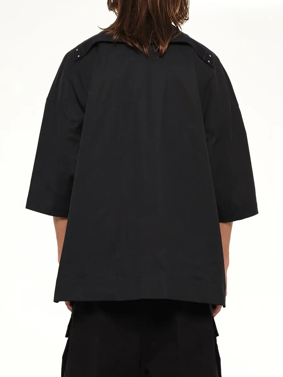 Rick Owens Cotton Twill Magnum Tommy Shirt | Thumbnail 5 Rick Owens Cotton Twill Magnum Tommy Shirt | Thumbnail 5