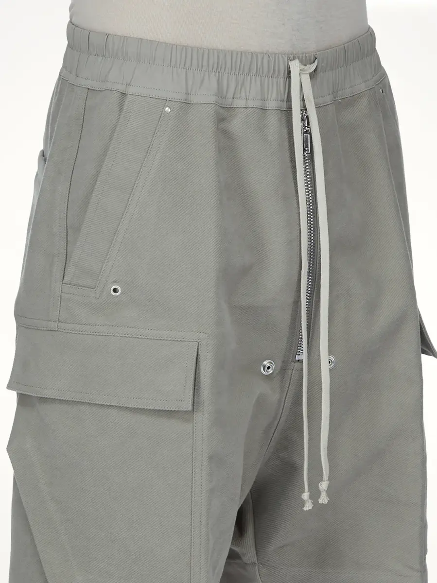 Rick Owens Brushed Twill Cargobela Shorts in Dark Pearl | Thumbnail 6 Rick Owens Brushed Twill Cargobela Shorts in Dark Pearl | Thumbnail 6