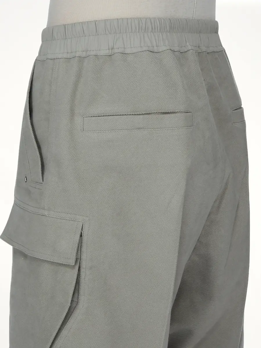 Rick Owens Brushed Twill Cargobela Shorts in Dark Pearl | Thumbnail 7 Rick Owens Brushed Twill Cargobela Shorts in Dark Pearl | Thumbnail 7