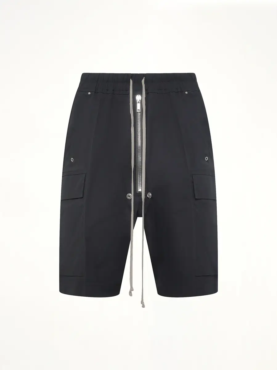 Rick Owens Twill Woven Cargobela Shorts | Thumbnail 2 Rick Owens Twill Woven Cargobela Shorts | Thumbnail 2